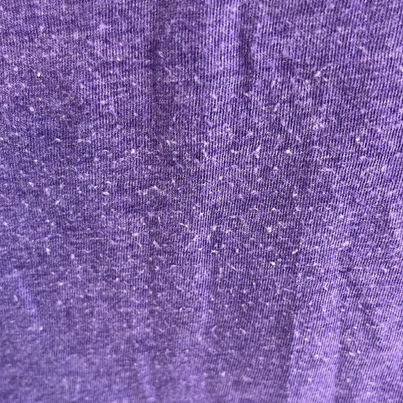 Next Level Apparel Heather Purple Graphic Racerback Tank Top - Picture 6 of 7